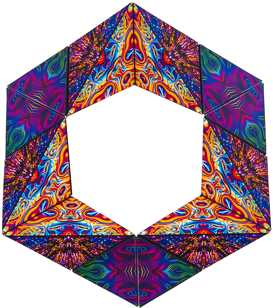   Der SHASHIBO ist ein komplexes magnetisches 3D Puzzle  er besteht aus 12 Pyramiden , jede verfügt über 3 Magnete. Er kann in verschiedenste Formen umgewandelt werden. Durch die Magnete bilden sich feste zusammenhängende Formen. Mehrere GeoBender Cubes lassen sich miteinander verbinden und damit gometrische Formen hoher Komplexität bauen.