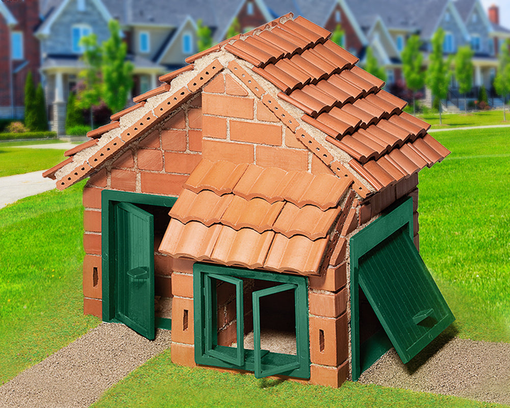 Ziegelstein Häuser Bauset