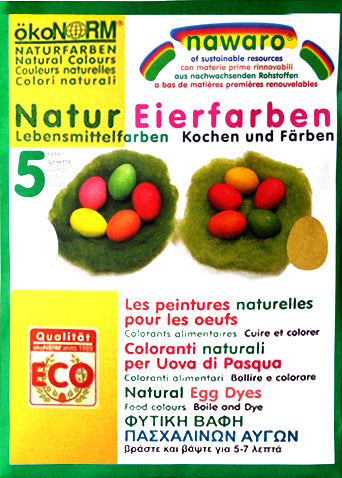 Natur Eierfarben
