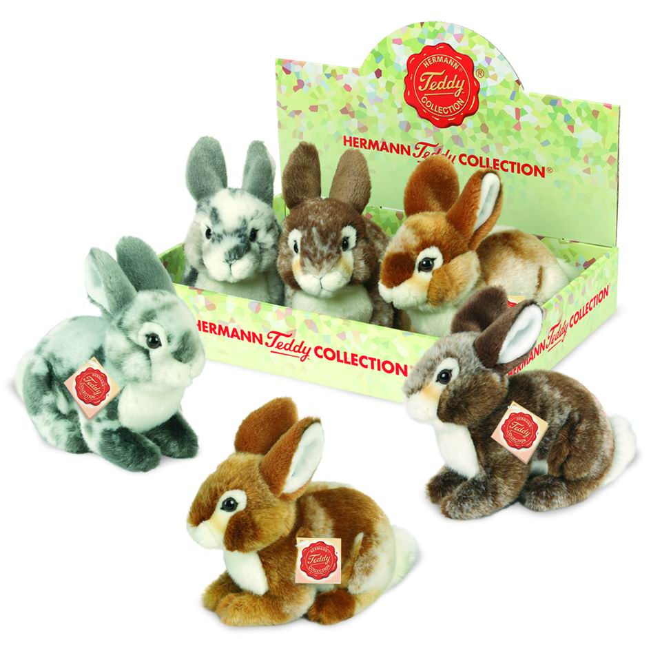 Hase 3-farbig sortiert 19cm