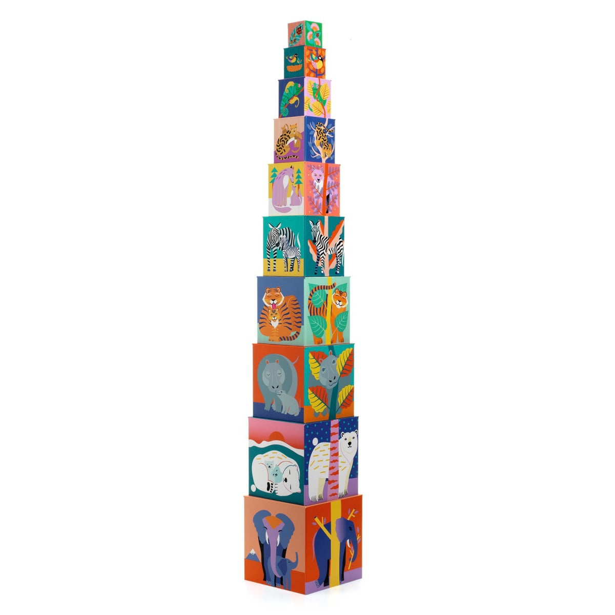 Stapelturm Wilde Tiere