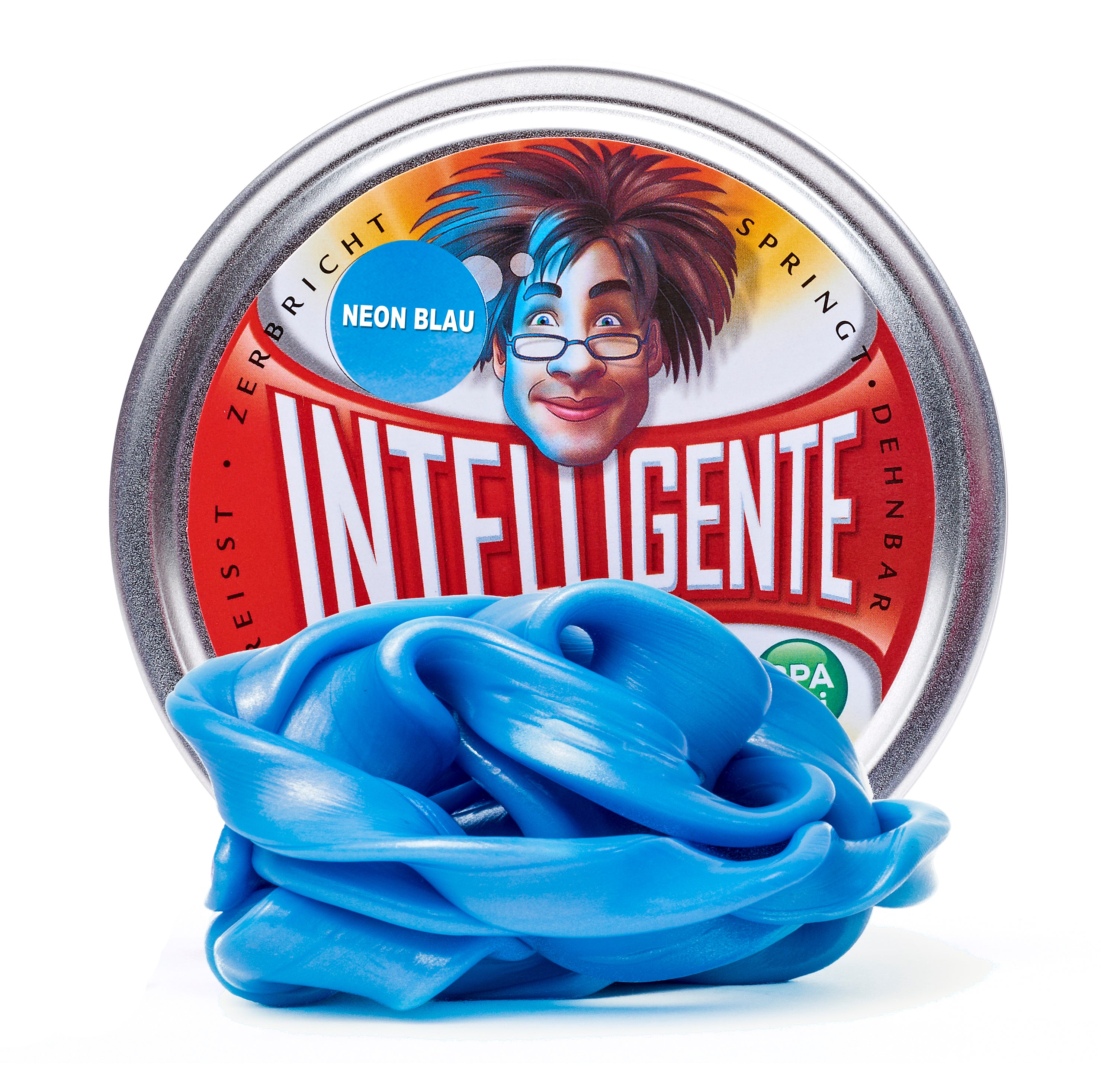 Intelligente Knete "Neon-Blau" 40g